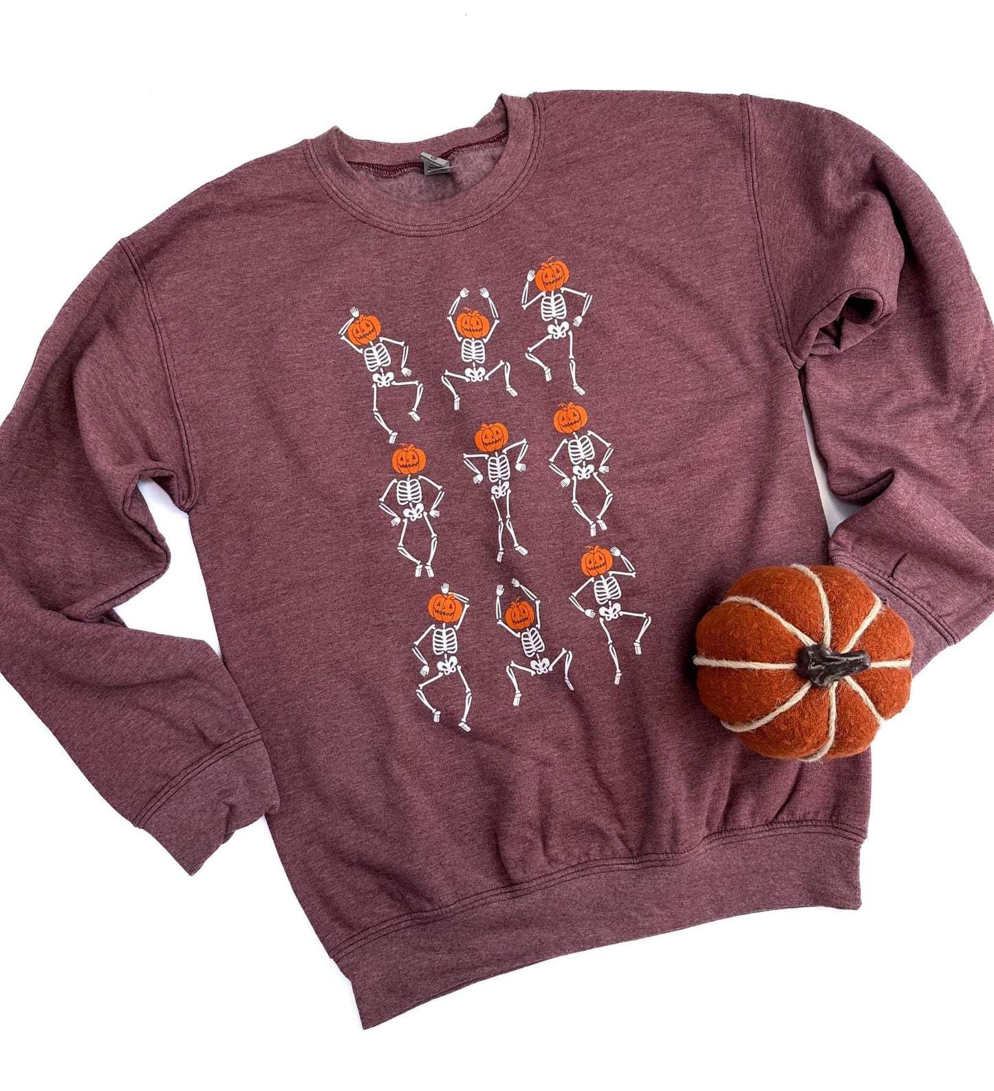 Plum Pumpkin Crewneck Sweatshirt