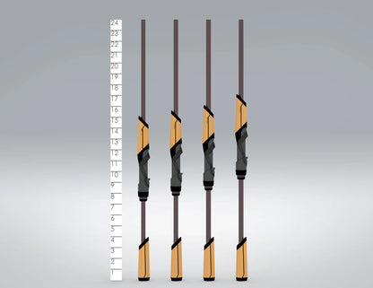 MOJO BASS TRIGON SPINNING RODS