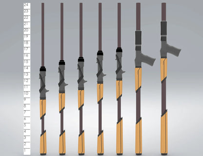 MOJO BASS TRIGON CASTING RODS