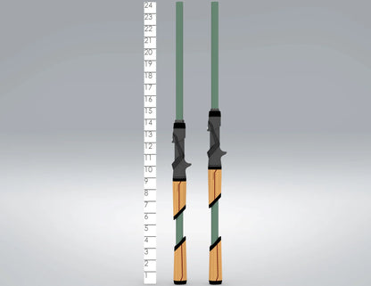 MOJO BASS GLASS TRIGON CASTING RODS
