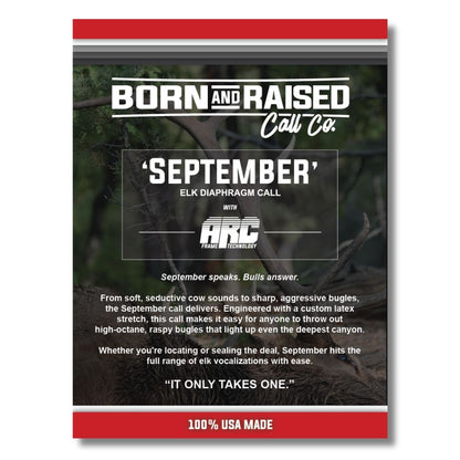 September - Elk Diaphragm Call