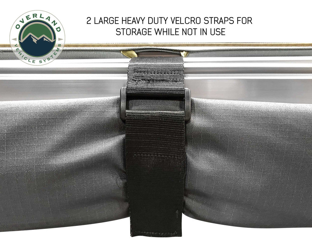 Nomadic Awning 270 Driver Side Dark Gray Cover With Black Cover Universal