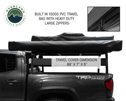 Nomadic Awning 180 - Dark Gray Cover With Black Cover Universal