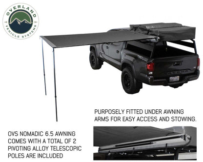 Nomadic Awning 2.0 - 6.5' With Black Cover Universal
