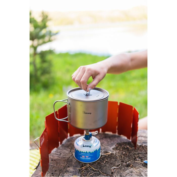 OLicamp ION STOVE WITH TITANIUM SPACE SAVER 900 POT COMBO